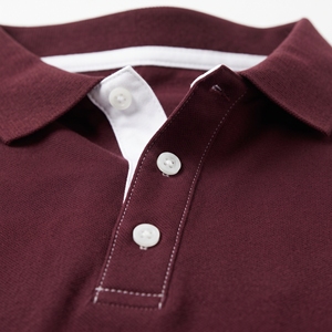 Chemise pour homme de haute qualité en jersey 100% coton, brodée, séchage rapide, décontractée, manches courtes, logo personnalisé sur le devant, tissu 200g - Product Image 4