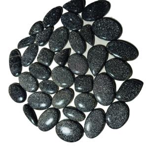 Piedra Preciosa Natural de Alta Calidad, Cabujón de Piedra Solar Negra, Formas Mixtas, 20-45 mm, 8-12 g, Certificada por Terceros para la Fabricación de Joyas - Product Image 3
