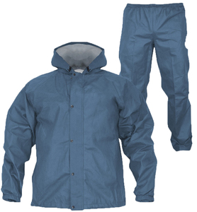 Pantalones de poliéster negros para hombre, de secado rápido, para todas las estaciones, ropa para exteriores, producto de alta resistencia, traje de lluvia para hombre y mujer - Product Image 4
