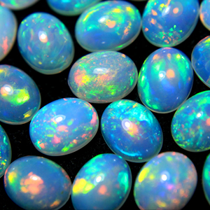 Australian Opal Doublet Cabochon Oval Cut Multi <b>Fire</b> Natural Gemstone Jewelry Making Loose Gemstones All Sizes Available - Product Image 1