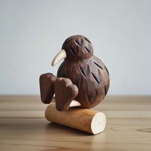 Solid Brass Kiwi Bird Figurine For Home Decoration <b>Rustic</b> Display And Decorative <b>Shelf</b> Styling - Product Image 5