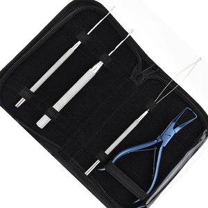 Kit de Herramientas Premium para Extensiones de Cabello, Herramientas de Aplicación de Extensiones de Cabello Duraderas y Profesionales para Salón de Belleza, Uso Doméstico, Reutilizables - Product Image 6