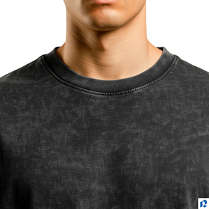 เสื้อยืดโอเวอร์ไซส์ผู้ชาย ผ้าซักแล้ว 220 GSM ผ้าฝ้าย 100% พรีเมียม หนานุ่ม เป็นมิตรกับสิ่งแวดล้อม ระบายอากาศได้ดี สตรีทแวร์ ผลิตจากโรงงาน - Product Image 6