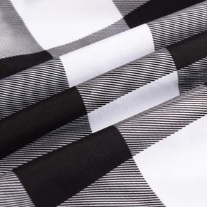 Rideau de douche style ferme à volants et à carreaux Buffalo avec boutons en noix de coco - Product Image 5