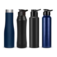Mug de voyage isotherme minimaliste en acier inoxydable à double paroi avec couvercle à visser, motif rayé unisexe, écologique, pour le camping, compatible lave-vaisselle