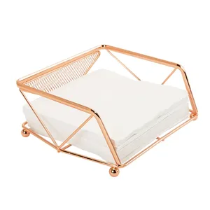 Porte-serviettes en métal artisanal de qualité supérieure, porte-mouchoirs décoratif artisanal de luxe, moderne, pour restaurant, hôtel, salle à manger - Product Image 2