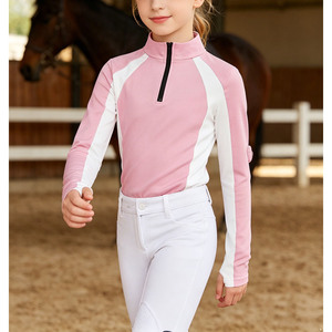 Womens Casual <b>Horse</b> <b>Riding</b> Shirt Equestrian Training <b>Top</b> Soft Breathable Stretch Outdoor Sportswear Custom Logo - Product Image 5