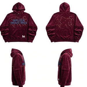 Sudadera con Capucha Oversize Y2K de Algodón 100% con Estampado de Serigrafía de Tendencia 2026, Diseño Personalizado con Impresión a Todo Color, Lujo - Product Image 6