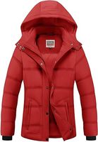 Manteau d'hiver long matelassé pour femme avec capuche en fourrure, fermeture éclair, manches longues, rembourrage épais en polyester, couleur unie
