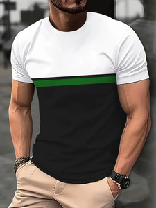Camisetas de Hombre 100% Poliéster 220g, Cuello Redondo, Manga Corta, Estampado Digital y por Transferencia de Calor, Transpirables, de Secado Rápido - Product Image 2