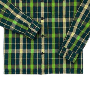 Camisa de Franela Extra Suave a Cuadros con Dos Bolsillos, Impermeable, Resistente al Viento, Ignífuga y Anti-UV para Motociclismo y Automovilismo - Product Image 5