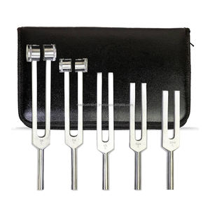 Instruments de test de vibration, jeu de diapasons pondérés C128 256 512 1024 2048 pour diagnostic et thérapie sonore, vente en gros - Product Image 1