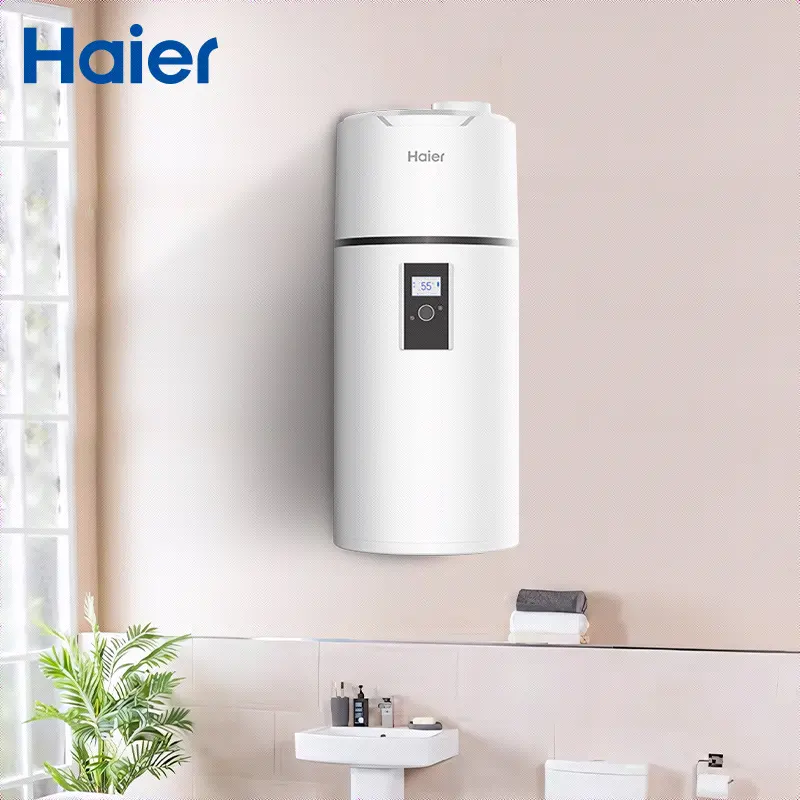 Haier pemanas Air Monobloc 2024 2kw, energi udara 200l semua dalam satu pompa panas untuk mandi atau pancuran