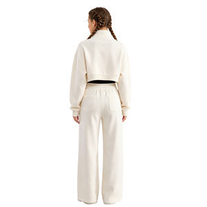 Conjunto de Sudadera y Pantalones Deportivos de Forro Polar para Mujer, Corte Holgado, Marca Privada, Moda Casual, Fabricante y Proveedor de Ropa al por Mayor - Product Image 5
