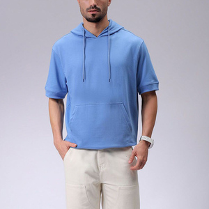 เสื้อฮู้ดดี้ผู้ชายไซส์ใหญ่แบบสั่งทำ OEM ODM ขายส่งเสื้อผ้าสตรีทแวร์ผ้าฝ้ายเฟรนช์เทอร์รี่หนานุ่มแบบสบายๆ มีซิปและกระเป๋า - Product Image 1