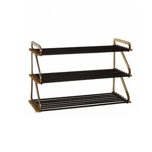 Étagère Murale Créative pour Chambre à Coucher, Rangement Mural en Métal, Support Mural Sans Perçage, Étagère de Rangement Murale en Fer Forgé à Bas Prix - Product Image 1