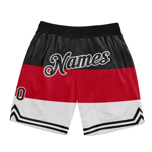 Wholesale Direct OMMIZ INDUSTRY Best Selling Custom White Purple-Gold Authentic Throwback Basketball Shorts - Product Image 5