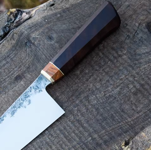 Cuchillos LEGACY BLADES, Cuchillo de Chef Forjado a Mano, Acero con Alto Contenido de Carbono, Estilo Japonés, Mango de Madera Hecho a Mano, Venta al Por Mayor OEM para Cocina - Product Image 2
