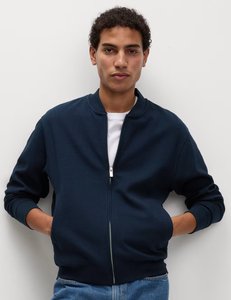 Chaqueta Bomber Informal Holgada de Otoño, Chaqueta Bomber Ligera y Delgada, Ropa Deportiva, Chaqueta para Hombre - Product Image 2