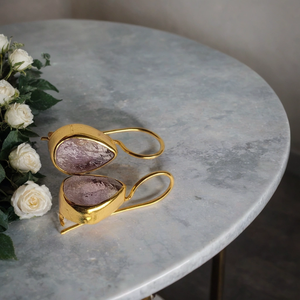 925 argent Sterling avec sphère Rose Quartz pierres précieuses mode boucles d'oreilles pour femmes bijoux élégant - Product Image 1