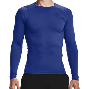 Ropa deportiva para deportes en clima frío, camiseta de compresión para hombre, ropa de entrenamiento ajustada, camiseta de compresión para hombre, tejida, nueva moda. - Product Image 6