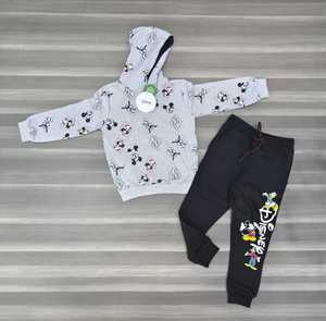 เสื้อสเวตเตอร์เด็กมีฮู้ดผ้าฝ้ายพิมพ์ลายแขนยาวชุดลำลองสำหรับฤดูหนาว - Product Image 5