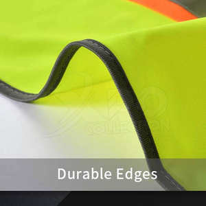 Chaleco de Seguridad Vial de Alta Visibilidad de Poliéster con Logotipo Personalizado, Cinta Reflectante, Bolsillo Frontal para Lápiz, Bolsillos Laterales para Carga, Unisex - Product Image 6