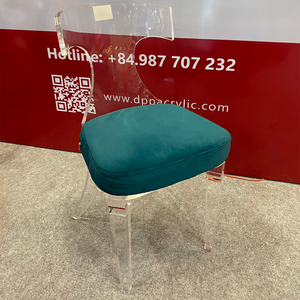 Chaise de salle à manger en acrylique transparent en polycarbonate transparent pour bureau à domicile prix bon marché vente de meubles pour événements - Product Image 5