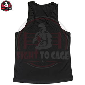 High Performance Black Color Good Selling Unique Design Wear Breathable Ultra-Lightweight Comfortable Fitness <b>Singlets</b> For Adult - Product Image 3