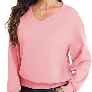 Sudaderas Personalizables OEM para Mujer, Otoño Invierno, Cuello Redondo, Manga Larga, Holgadas, de Alta Calidad, Fabricante de Sudaderas Casuales - Product Image 1