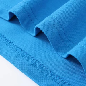 เสื้อทำงานผู้ชายสีน้ำเงิน เสื้อยืดโพลีเอสเตอร์สั่งทำพิเศษ พิมพ์ลายตามต้องการ เสื้อยืดคอกลม - Product Image 2