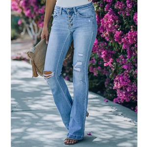 Women Flare Pants Stretchy High <b>Waist</b> Yoga Leggings Breathable Casual Wear OEM Supplier Pakistan Wholesale Rate For Sale - Product Image 5