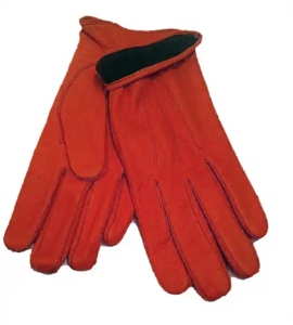 Durable Soft Goat Grain Leather Anti-Vibration Black Fleece Lining Breathable Safety <b>Gloves</b> Elastic Wristlet Waterproof - Product Image 6