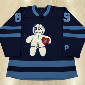 Camisetas de Hockey sobre Hielo Personalizadas con Logotipo, Uniformes de Hockey sobre Hielo Transpirables con Bordado y Sublimación - Product Image 3