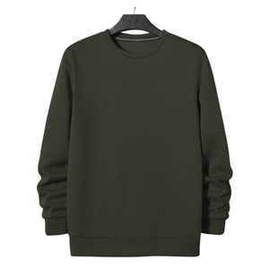 Luxe unisexe hiver cou sweat logo personnalisé doux polaire tissu haute qualité coton respirant séchage rapide pull Streetwear - Product Image 5