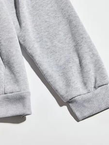 Sudaderas clásicas con cremallera completa para mujer, sudaderas de lana personalizadas con logotipo, sudaderas de lana en blanco. - Product Image 4