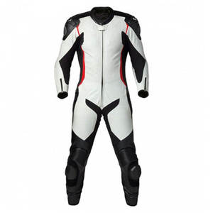Combinaison de moto en cuir personnalisée pour homme PIHA SPORTS, taille plus, longue, 2 pièces, noire et rouge, imperméable, respirante, imprimée, 300g - Product Image 6