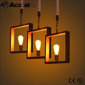 Black Rectangle LED Pendant <b>Light</b> E14 Bulb Base 3500K Warm White Fabric Shade Voice Control Adjustable Height Ra90 <b>Dining</b> - Product Image 6