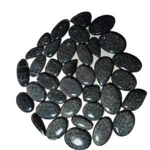 Piedra Preciosa Natural de Alta Calidad, Cabujón de Piedra Solar Negra, Formas Mixtas, 20-45 mm, 8-12 g, Certificada por Terceros para la Fabricación de Joyas - Product Image 5