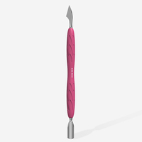 Pousse-cuticules UNIQ-10 TYPE 3 (Rondes et étroites) avec manche en silicone souple, nettoyeurs de vernis à ongles, pour manucure et usage en salon de beauté