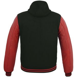 Vestes de baseball vintage rétro noires, style streetwear personnalisé, veste noire à manches longues pour hommes, veste de baseball - Product Image 6
