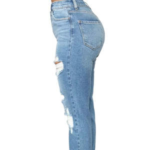 Encuentra Iconos Similares: Nuevos Jeans de Mezclilla para Mujer al por Mayor, Cintura Media, Estilo Casual, Mejor Calidad, 100% Algodón, Secado Rápido, Precio Razonable - Product Image 6