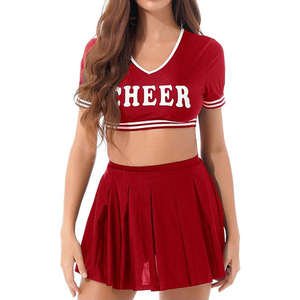 Dernier style, vente directe d'usine, uniforme de cheerleading d'équipe personnalisé, grande taille, nom et logo, uniforme de cheerleading à vendre - Product Image 1