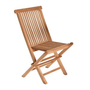 Folding Dining <b>Chair</b> Outdoor Furniture Solid <b>Teak</b> Wood Durable Waterproof Eco-Friendly Modern Design - Product Image 1