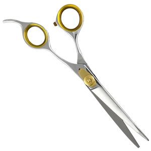 Ciseaux professionnels pour coiffure et toilettage d'animaux en acier inoxydable, ciseaux de barbier pour salon, couleur personnalisée, faible MOQ, fabricant OEM - Product Image 5