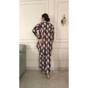 Conjunto de 2 Piezas de Pijama Tigre Durmiente Negro XS - Product Image 1