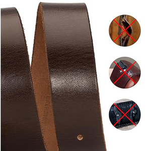Cinturón de Cuero Genuino Reversible Marrón Cognac de 3.5cm de Ancho con Hebilla de Acero, Ajuste Personalizado, Casual y Formal, Ecológico e Impermeable - Product Image 5