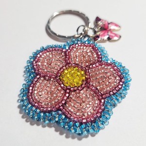 Handmade Beaded Embroidery Key Chains <b>for</b> Handbags, Purses and <b>Backpacks</b>, <b>Stylish</b> Decorative Accessories <b>for</b> <b>Women</b> and Gifting - Product Image 4