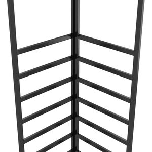 Grande Gazebo Decorativo con Intarsi in Poliestere Color Tortora, Tettoia e Pergola in Acciaio - Product Image 5