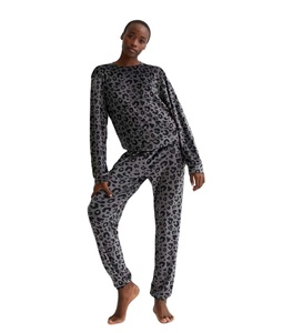 Light Grey <b>Leopard</b> <b>Print</b> Velvet Female Track Suits Crop Top <b>Hoodie</b> and Pants Women Sweat Shorts Set Velvet Tracksuits for Women - Product Image 1